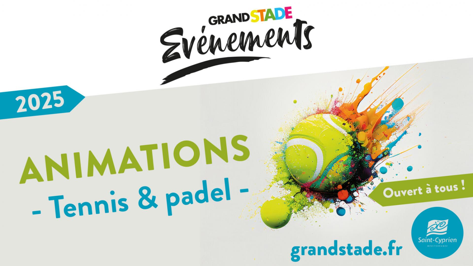 GRAND STADE EVENEMENTS - TOURNOIS TENNIS ENFANTS 2025